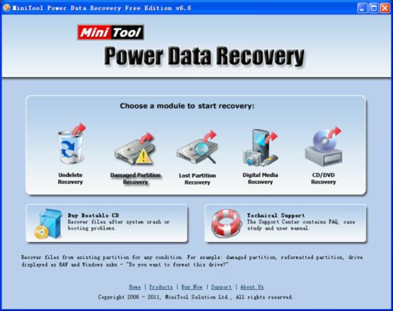 free damaged partition recovery software